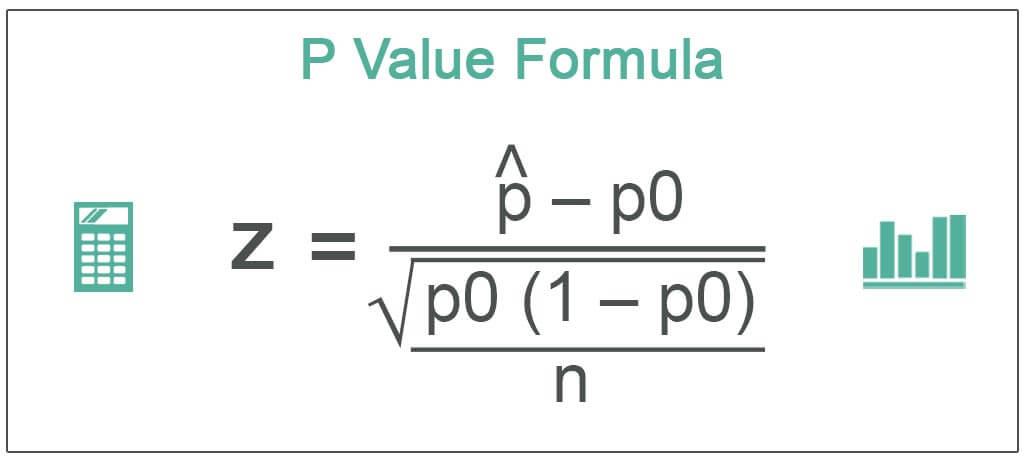 Формула p значения. P-value формула распределения.